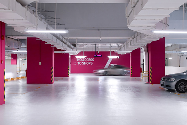 新加坡購(gòu)物中心停車場(chǎng)VI設(shè)計(jì)